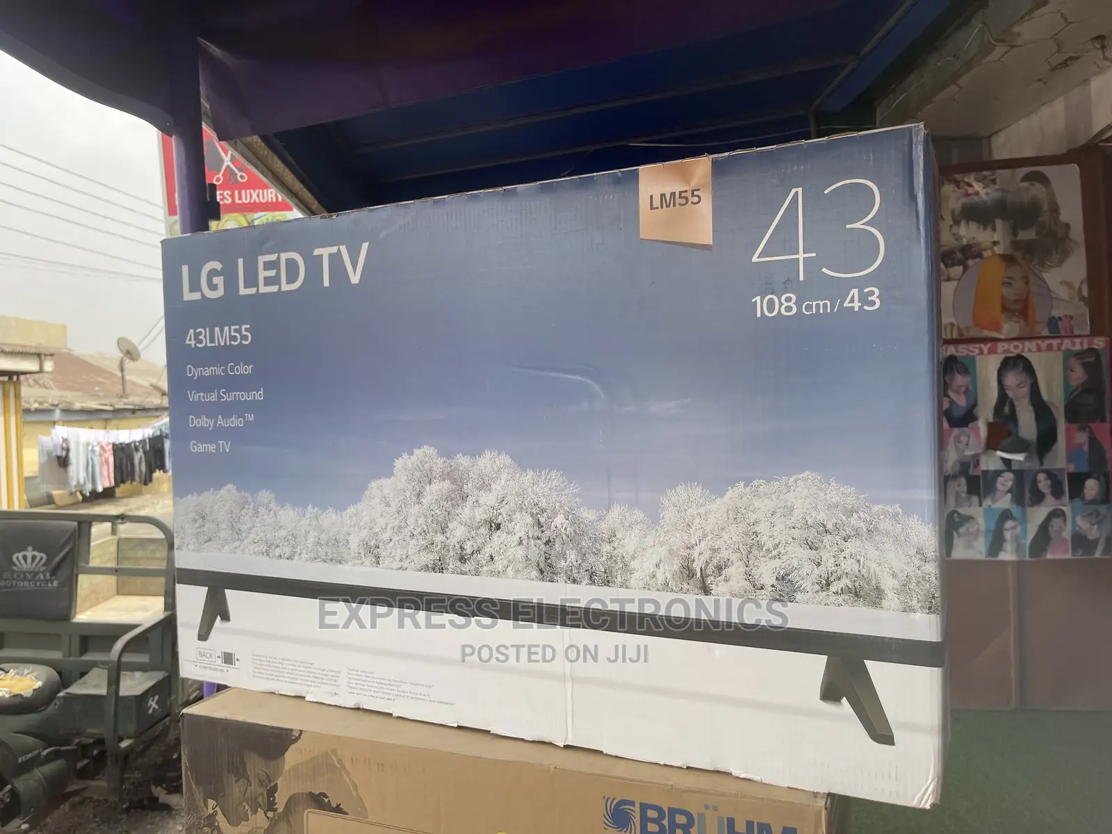 Foreign Standard LG UHD Smart 43”LM5500PVA Tv +DSTV