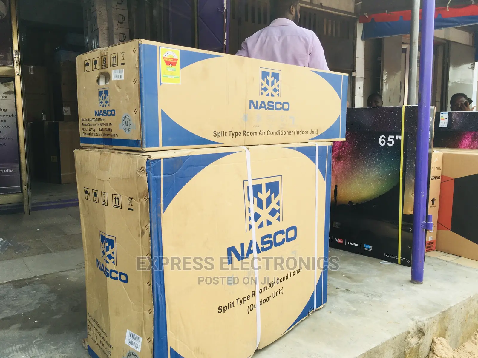 Eco Friendly AC Nasco NAS-M18N1 2hp Foreign Standard