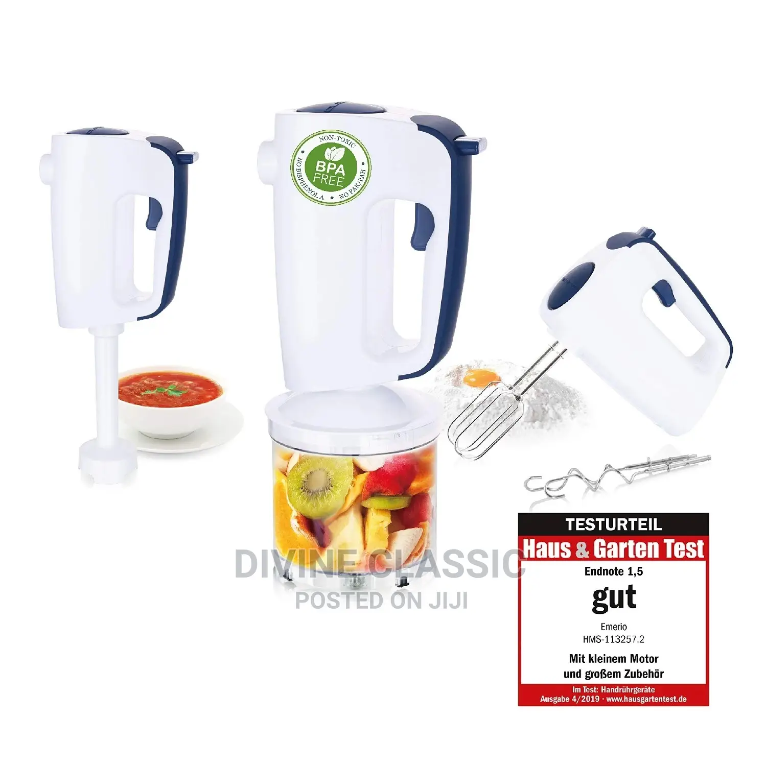 4in1 Emerio Handblender Set