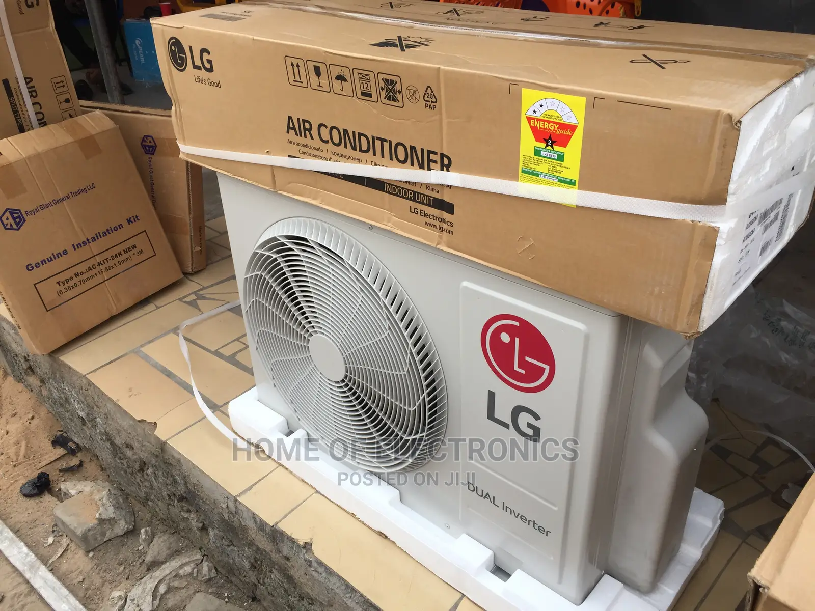 (S4-Q24k23qe)Lg 2.5 HP Split DUALCOOL Inverter Air Condition
