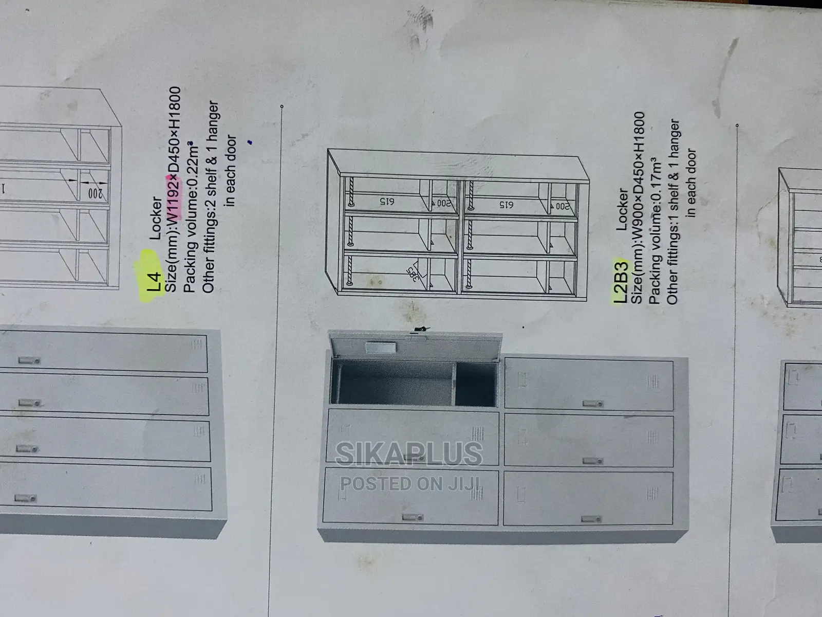 6-in-1 Compartment Locker