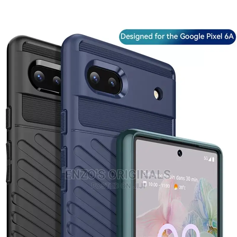 Google Pixel 6A Sleek Protection Case Black