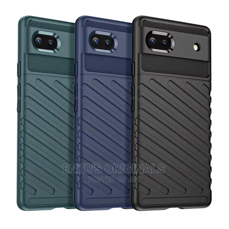 Google Pixel 6A Sleek Protection Case Black