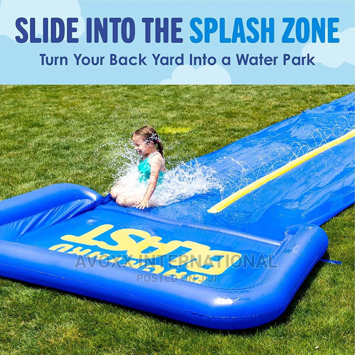 BACKYARD BLAST - 30' Waterslide With Splash Zone Sq-148