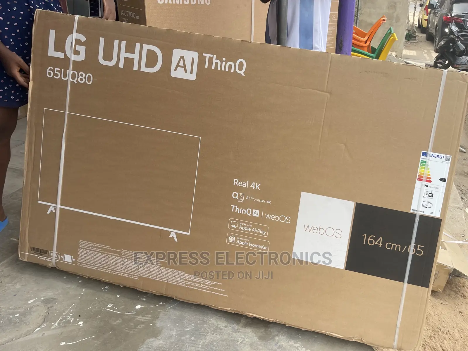 Authentic 65”UQ8000 Lg Smart UHD Tv Friendly Budget