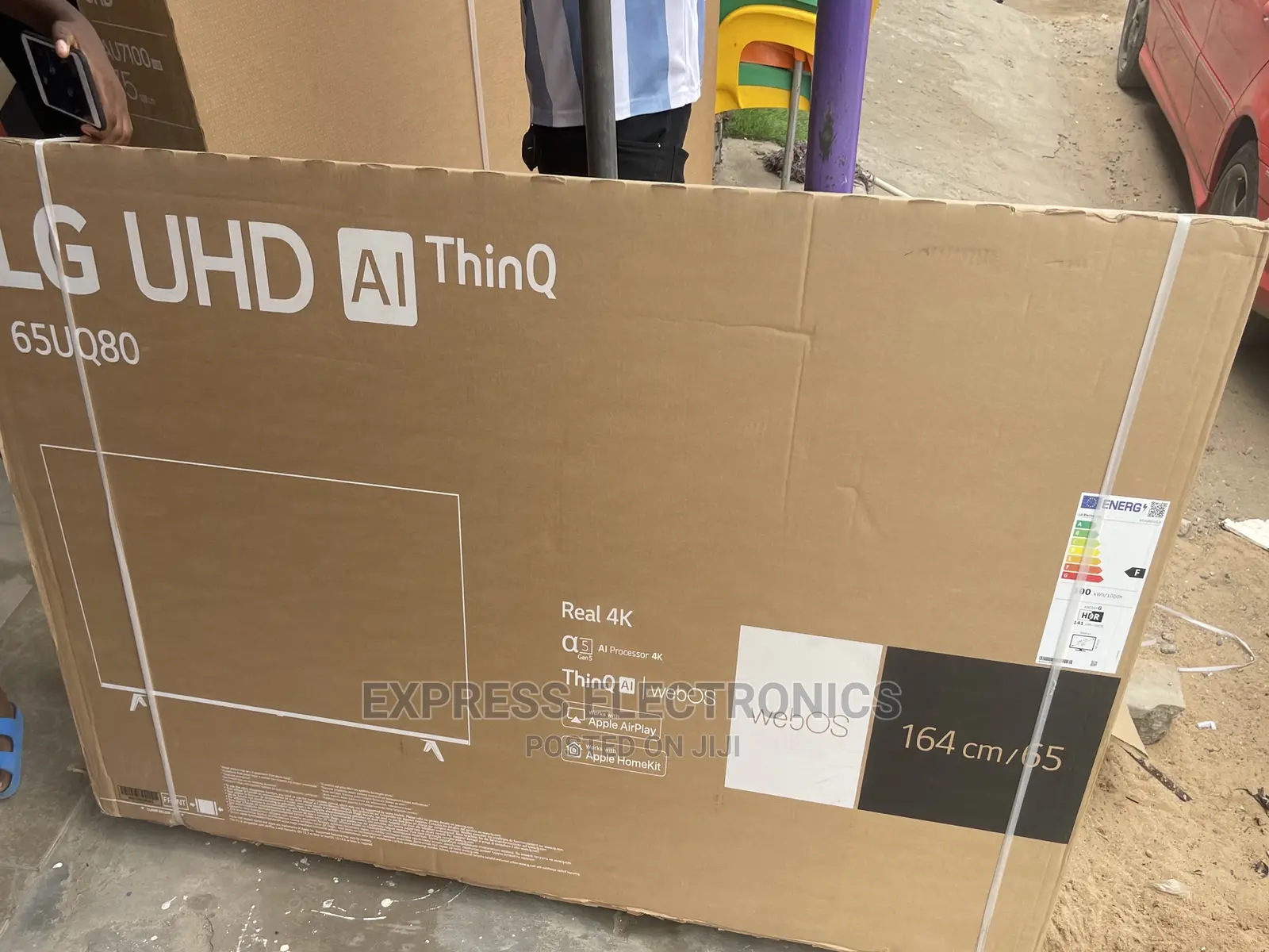 Authentic 65”UQ8000 Lg Smart UHD Tv Friendly Budget