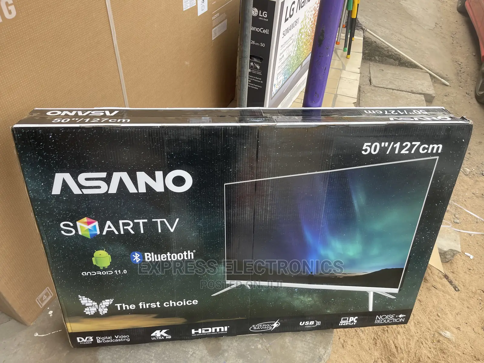 Authentic 50”Uhd Android Asano Discount Offer Tv (Dstv)