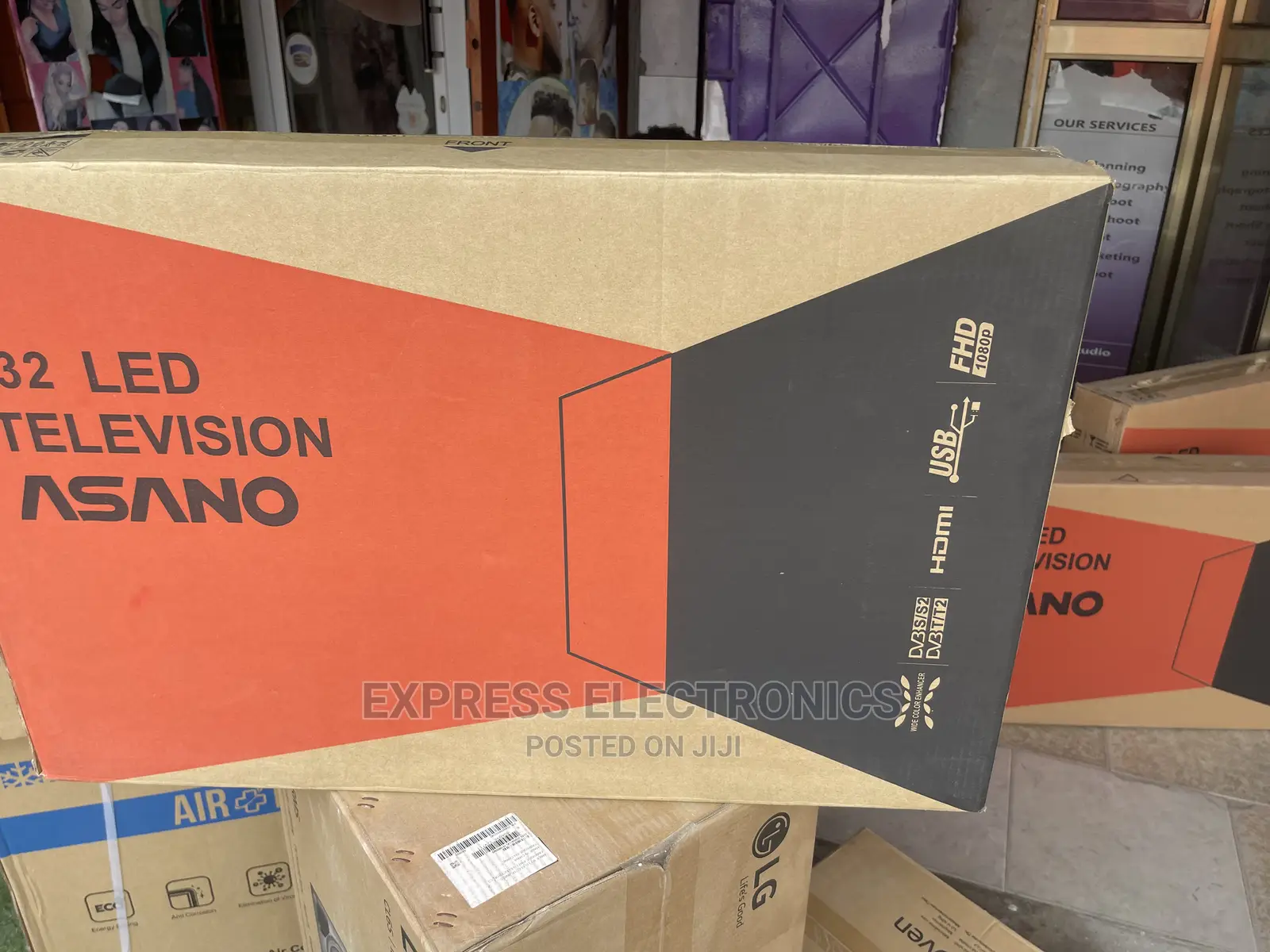 Premium Element 32”Color Asano Enhancer Frameless Design Hd