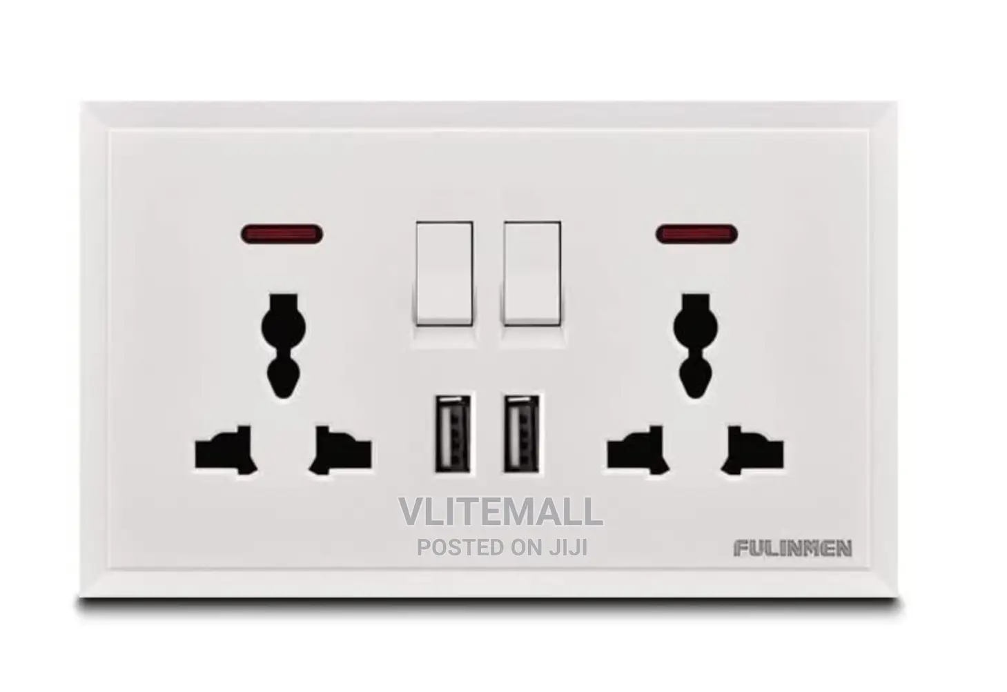 Fulinmen Double Multi Socket With USB