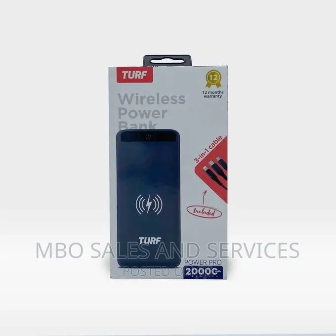Turf Power Pro III - 20000mah Wireless Powerbank