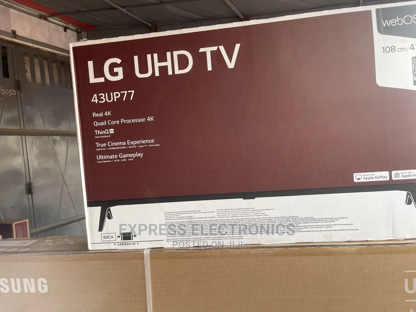 Long Lasting Lg 43”UHD Smart Tv (Dstv) Tv Best Deal
