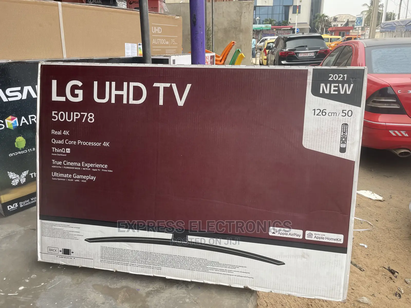Long Lasting Lg 50”Up78 Smart UHD Tv +Dstv