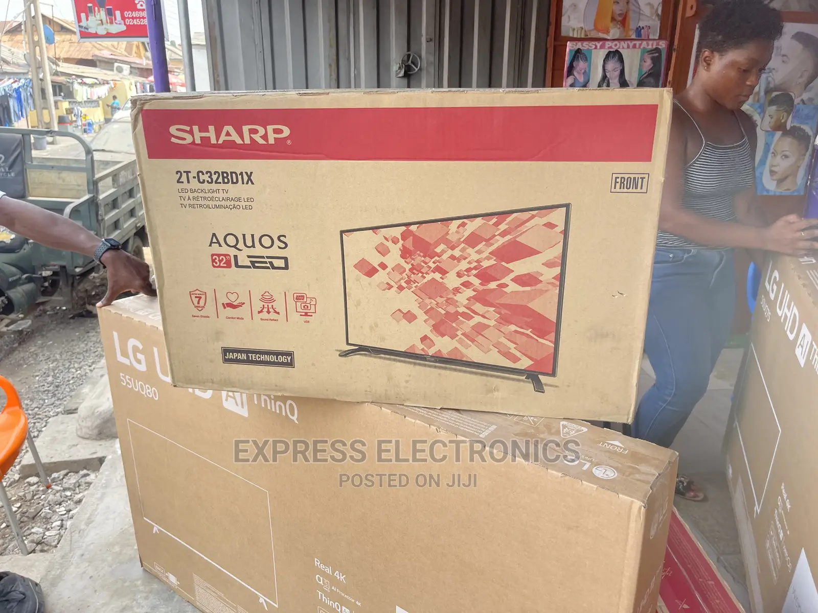 Sharp Hd Digital Clear Picture Quality 32”Satellite Tv