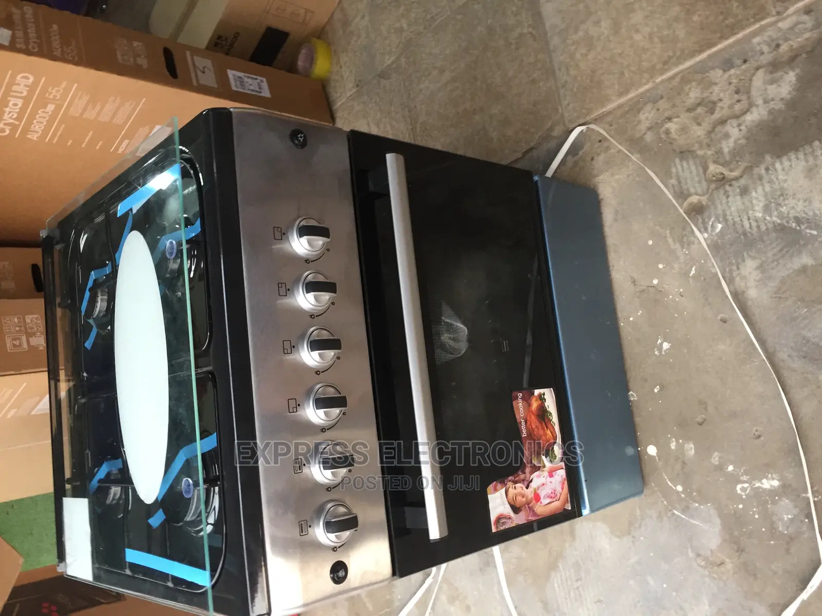 Ionx Gray( Ignition) Anti Rust Volcano Cooker Stove Oven