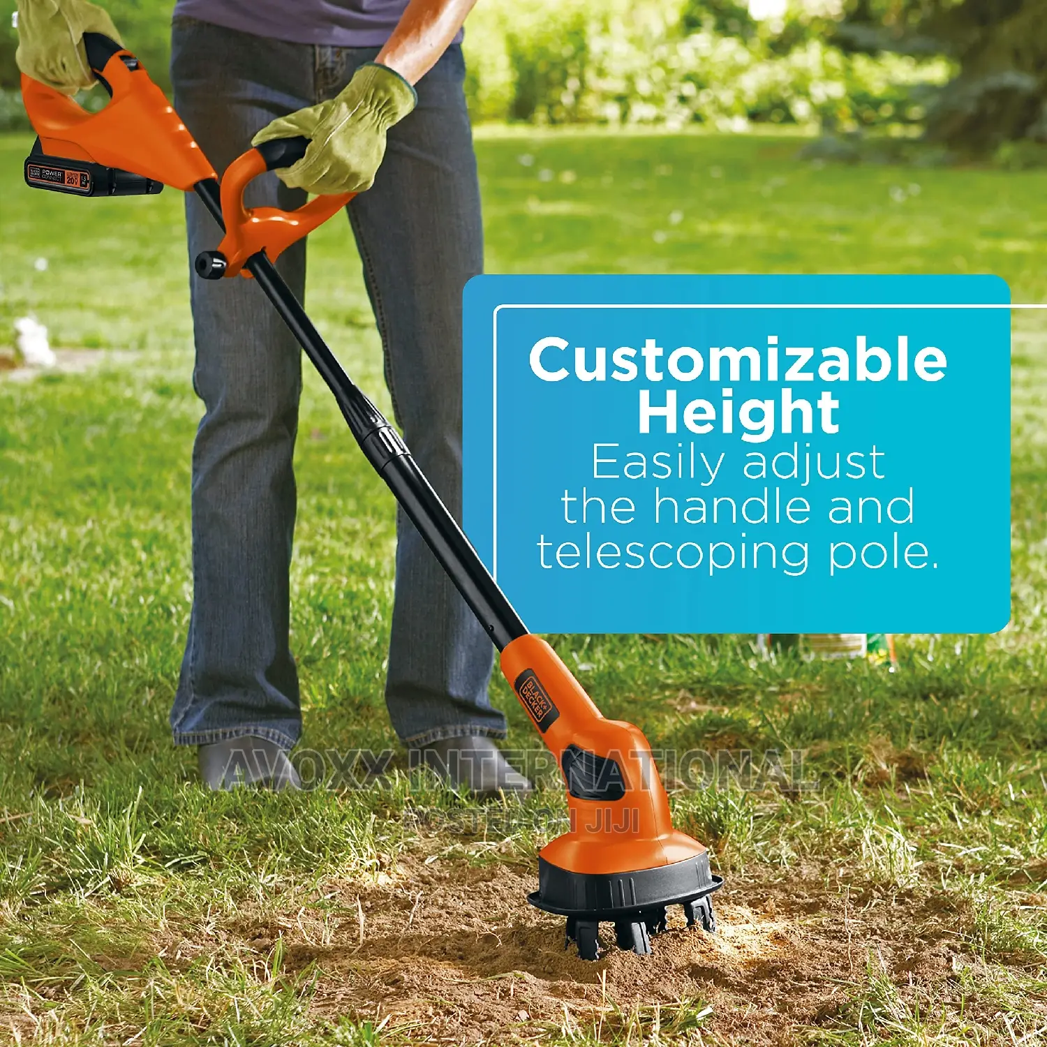 Black+Decker 20v Max* Cordless Cultivator Tiller (Lgc120)