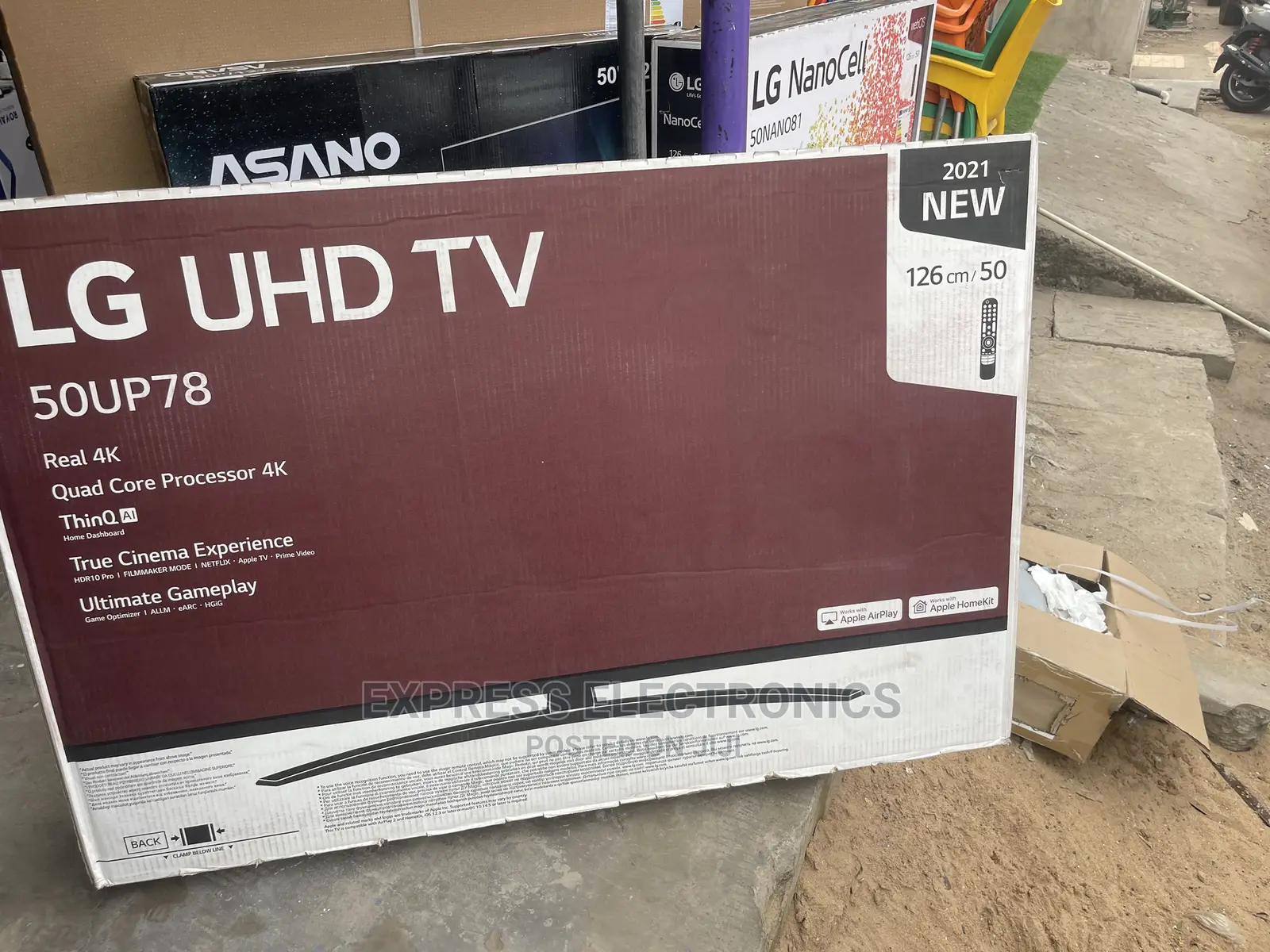 LG Vivid True Picture 50”UP7800 UHD Smart +Dstv
