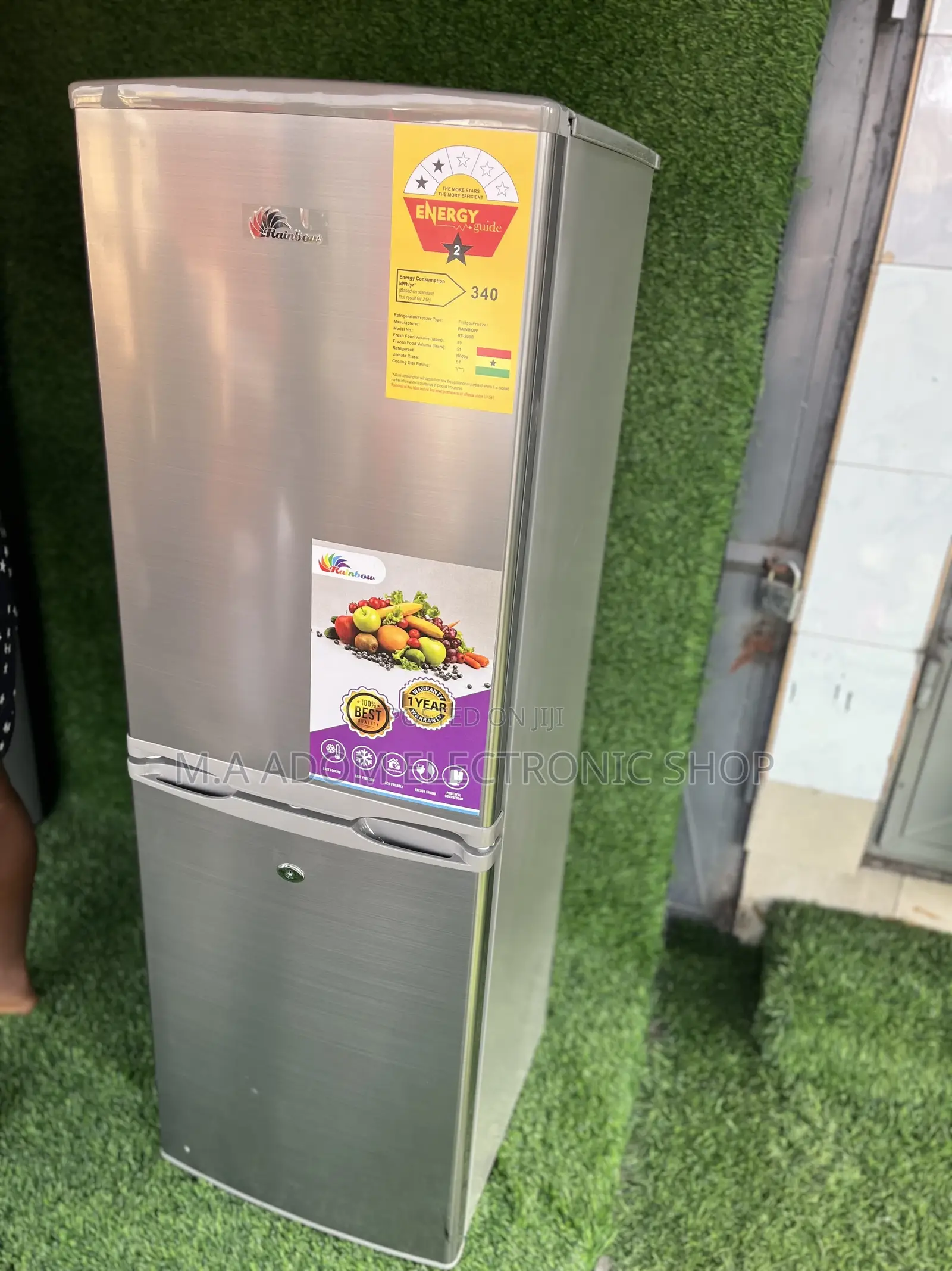 Rainbow 140 Litre Fridge With Down Freezer