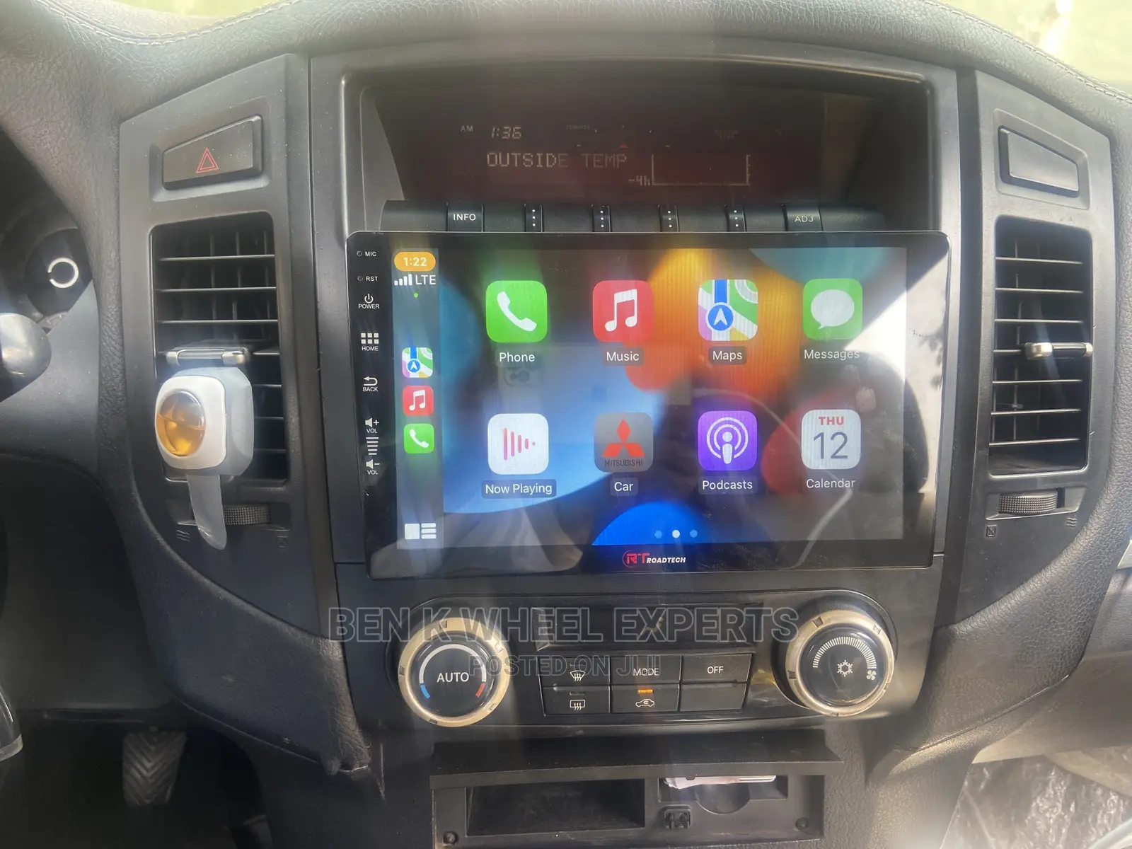 Mitsubishi Pajero Android Carplay Stereo