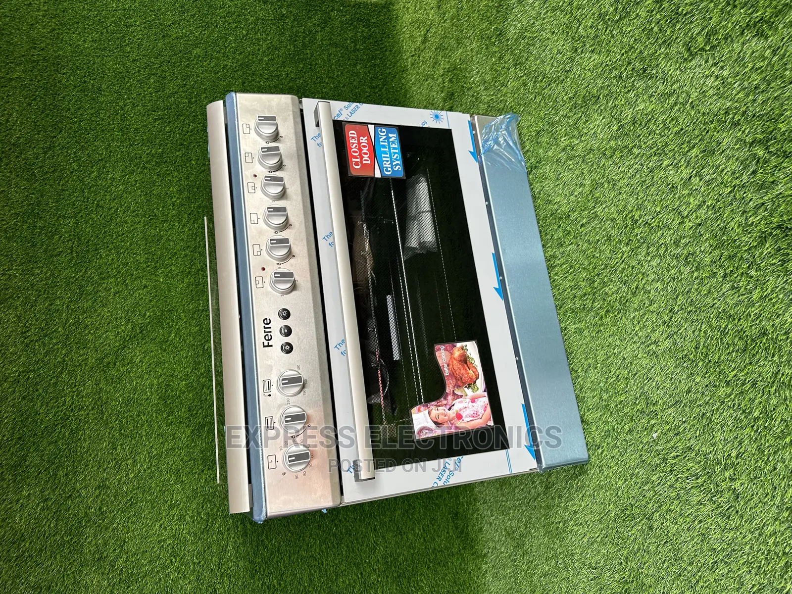 Ferre Perfect New All Gas Stove Cooker Oven 60x90 *Sliver*