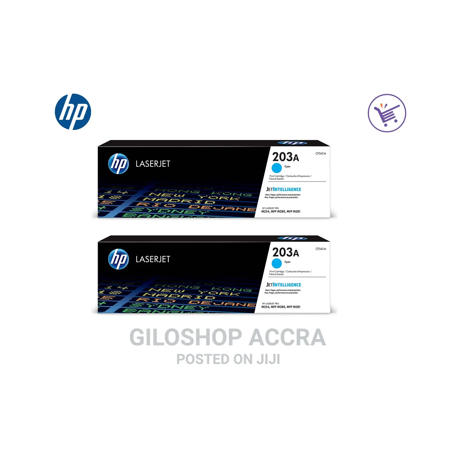 Hp Cf541a 203a Laserjet Toner Cartridge - Cyan