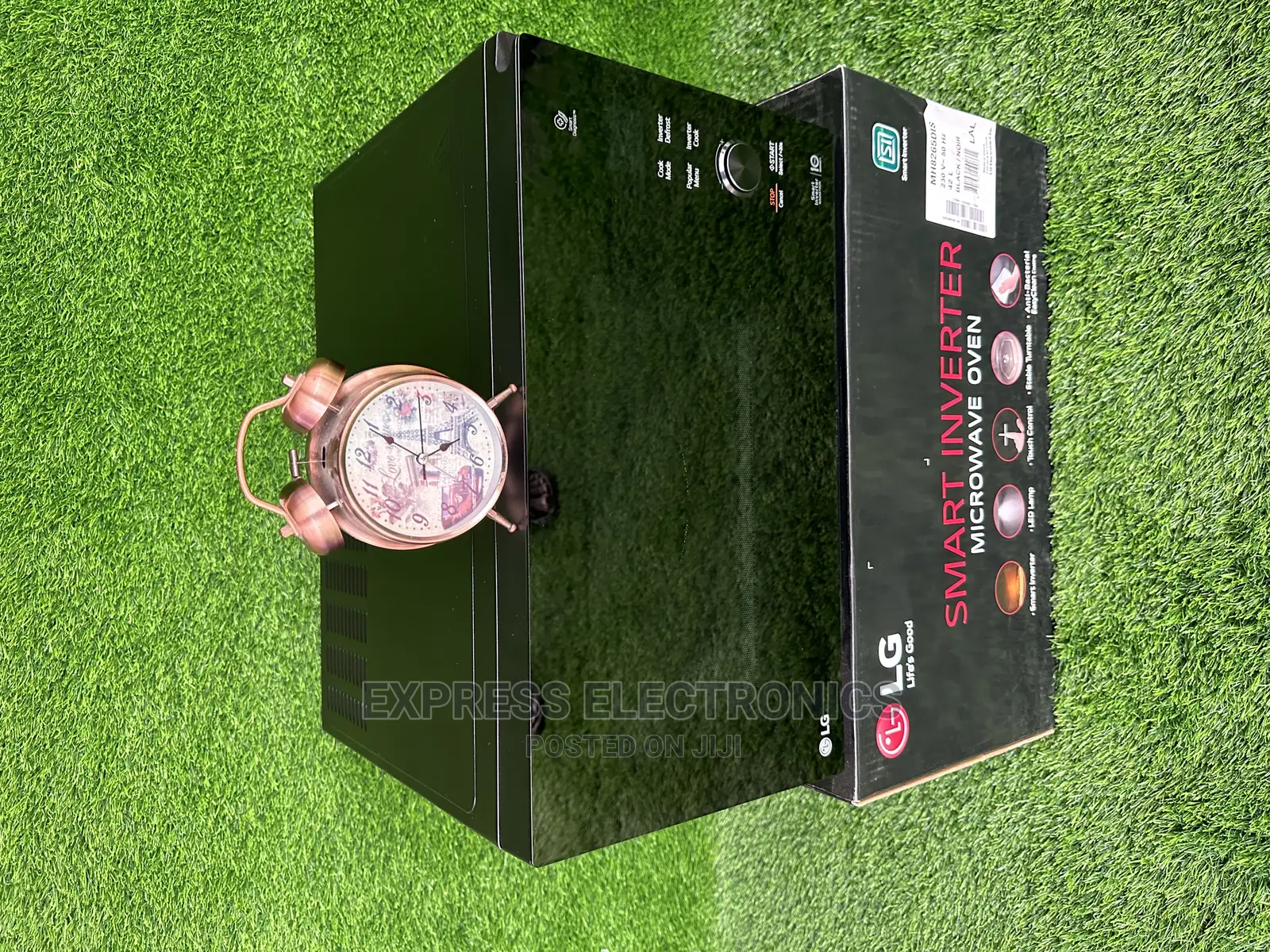 MH8265DIS LG Black Inverter Microwave 42 L Neochef Smart