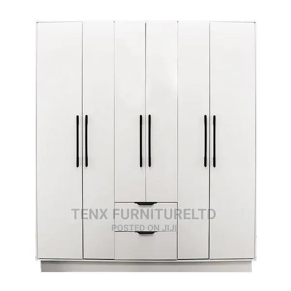 Wardrobe ( 6doors 2drawers White) Alfa