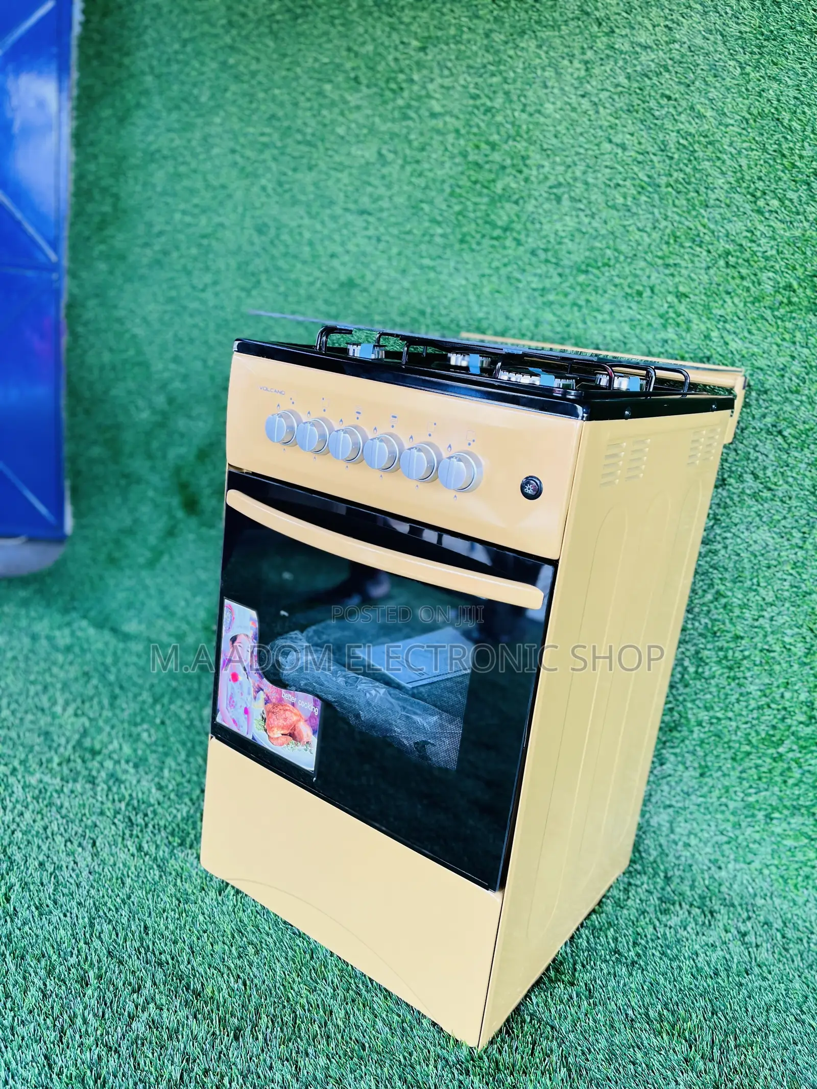Gold Colour Stainless Steel Volcano Cooker With Oven / Grill