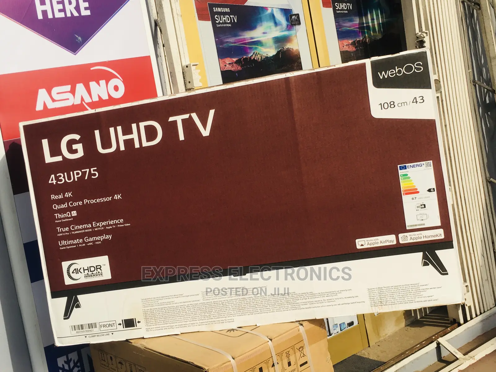 43” UHD Vivid Picture Lgsmart Experience Film Maker+Dstv