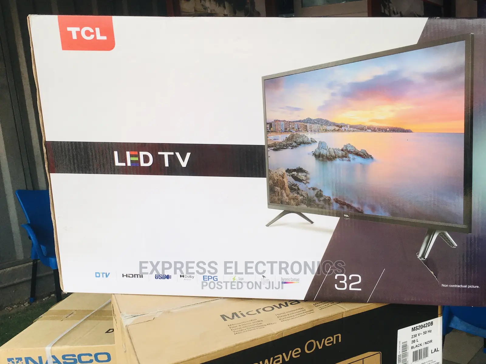 TCL 32”Hd Triluminos Digital Display Sleek Design 