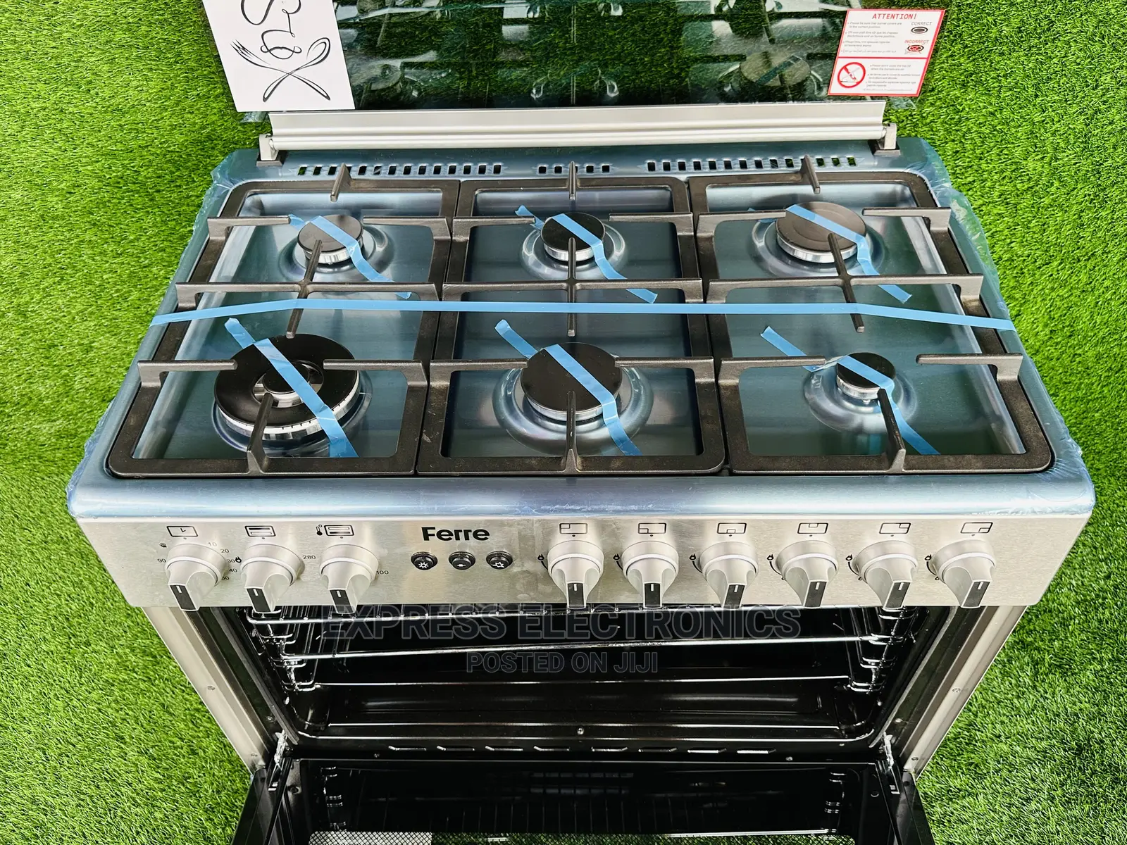 With Knobs Gas Stove Antirust Ferre 6burner