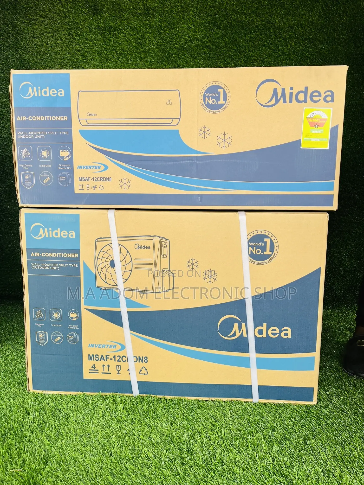 Inverter 1/5 Midea R32 AC With Zero Noise