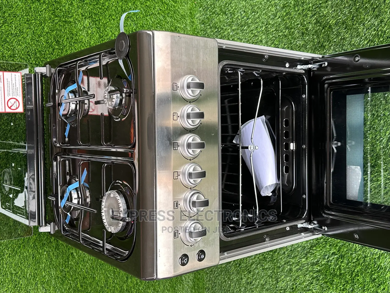 50+60 Ferre Grill Oven Fired 4BURNER Stove Cooker Top