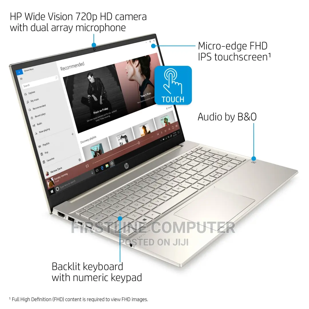 New Laptop HP Pavilion 15 8GB Intel Core I7 SSD 512GB