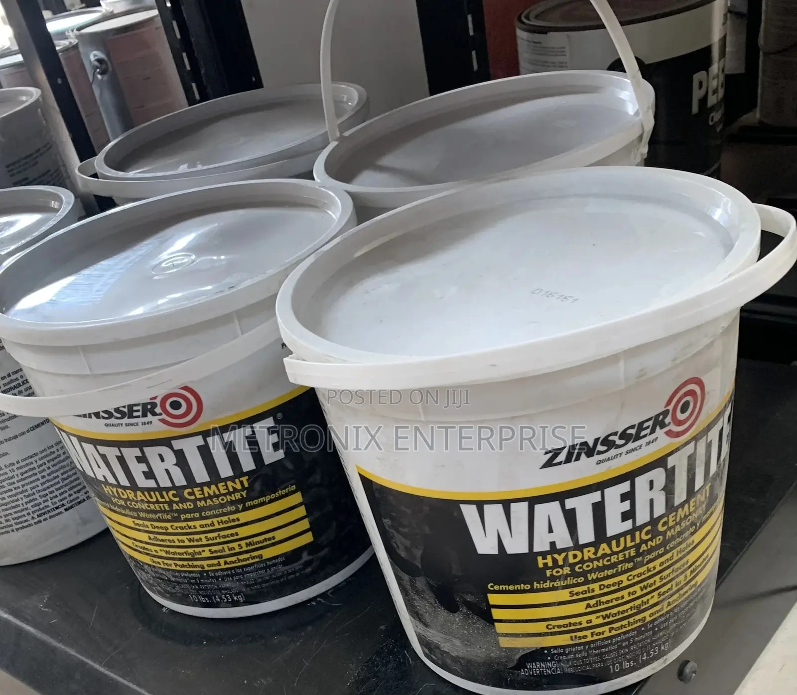 Waterproof Hydraulic Cement 4.53 Kg(Watertite Zenser)