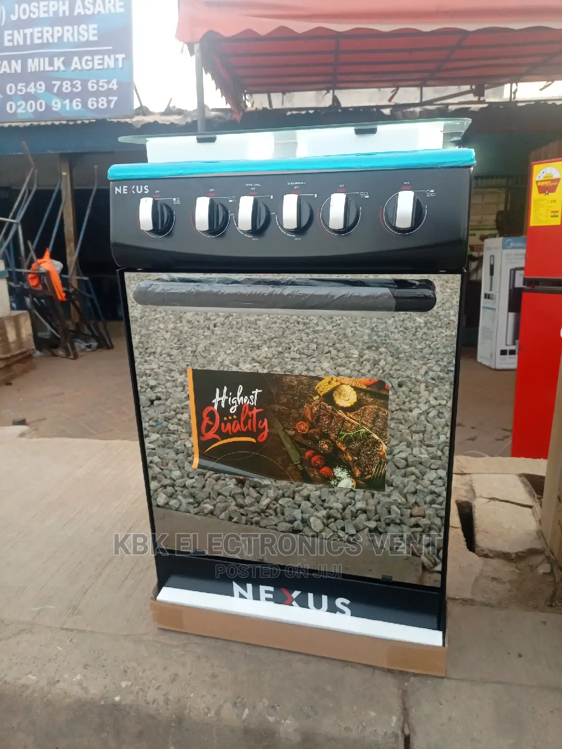 Quality Nexus 50*50 4burner Oven + Grill