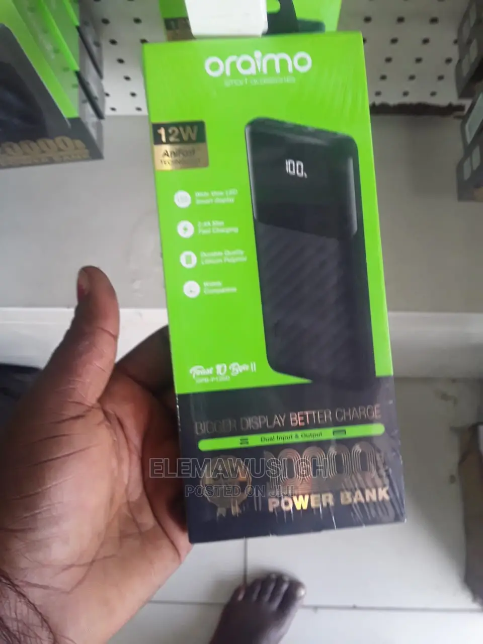 Oraimo Power Bank 10000, 20000 27000 Mah