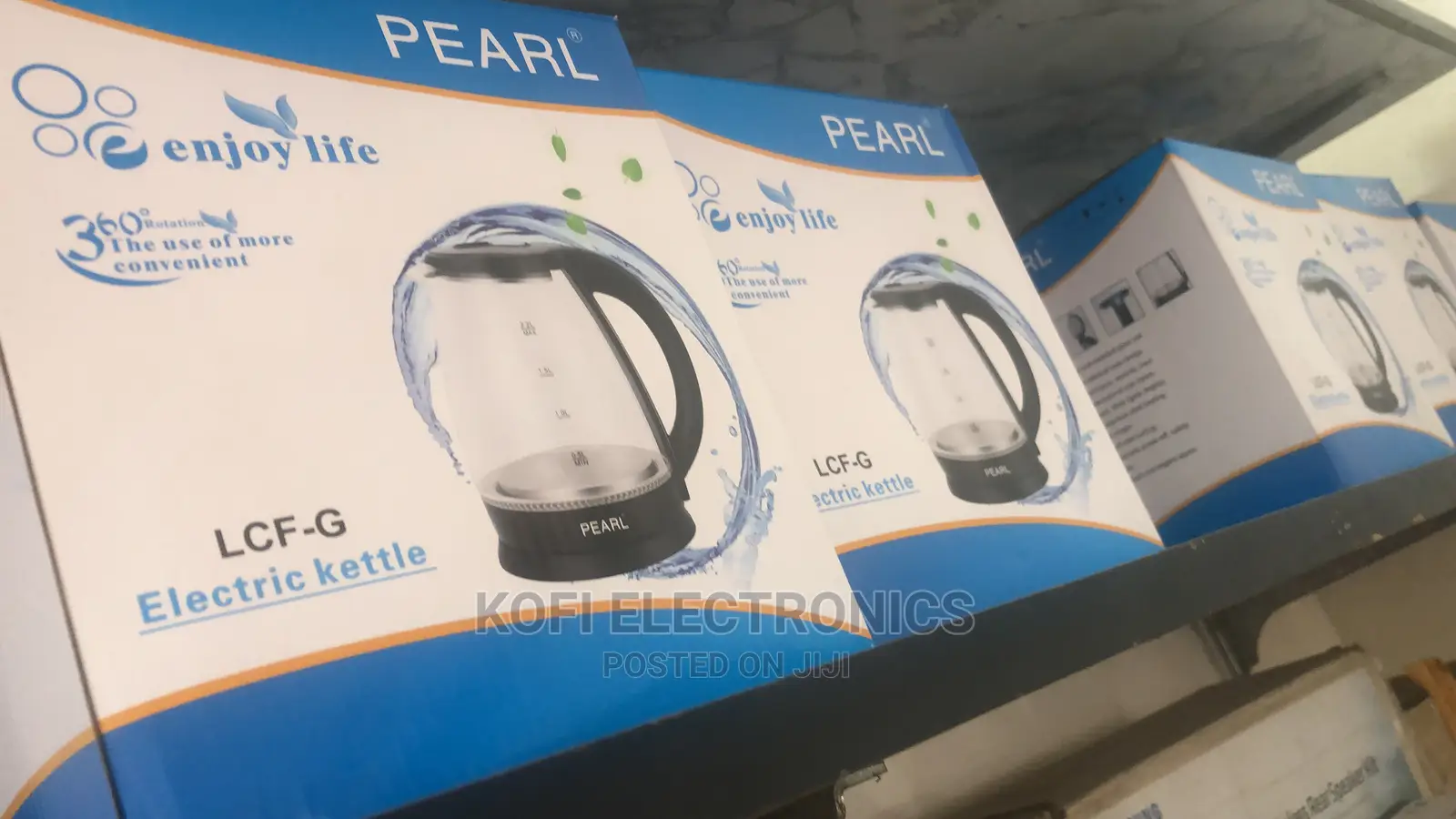 Heat Water in Less Than a Minute With Glass Pearl Kettle