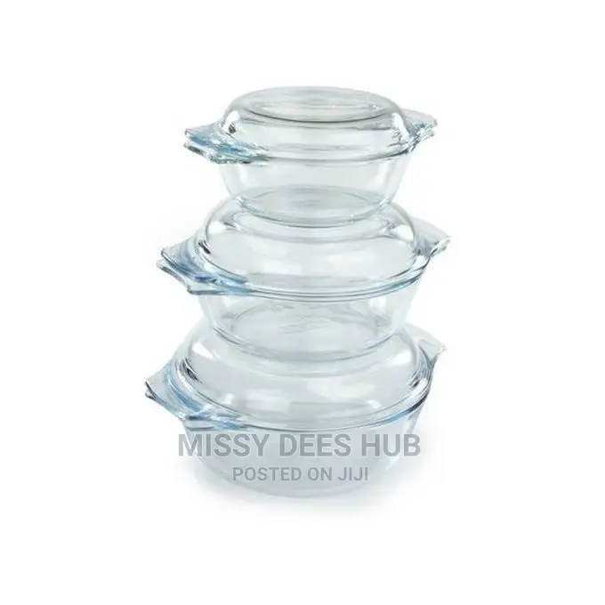 3pcs Glass Bowl Set