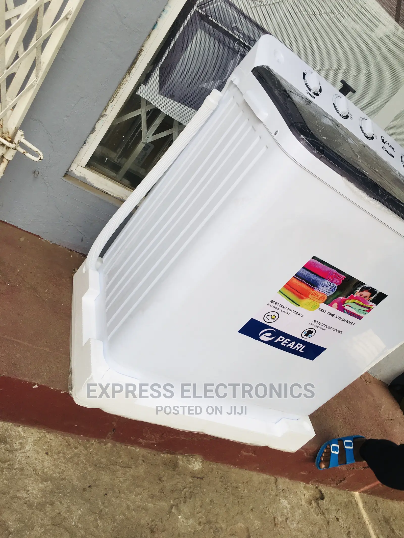 Essential Washingmachine Pearl 12kg Twintub Fast Spinning