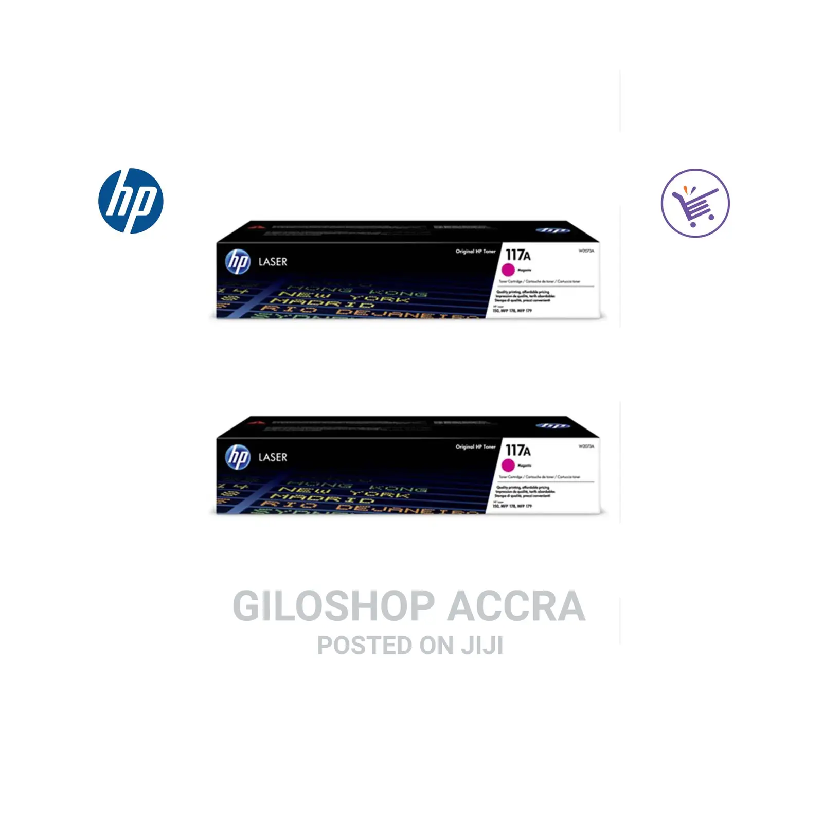 Hp W2073a 117a Original Laser Toner Cartridge Magenta