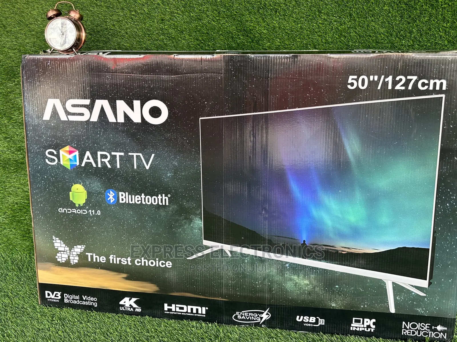 Asano 50”Triluminos Uhd Led Display Clear Cast Tv +Dstv