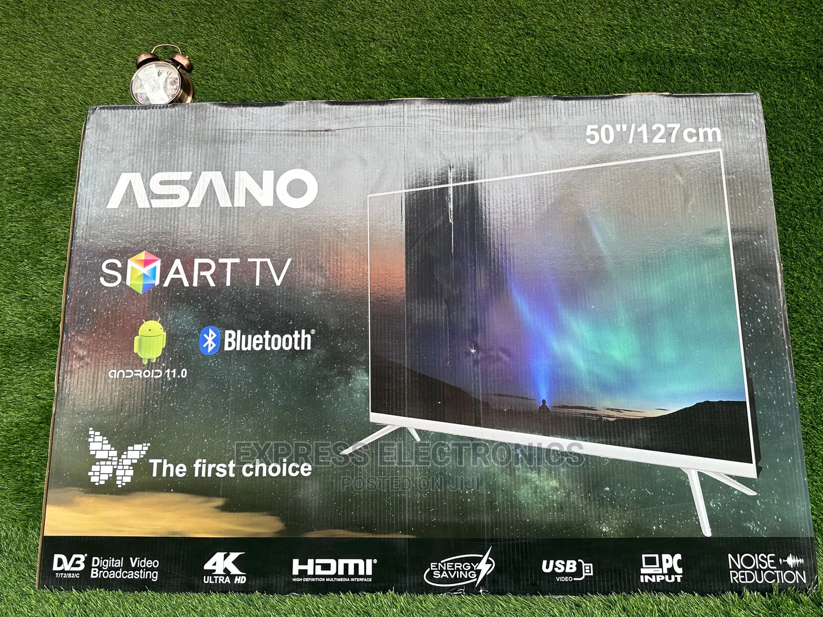 Asano 50”Triluminos Uhd Led Display Clear Cast Tv +Dstv
