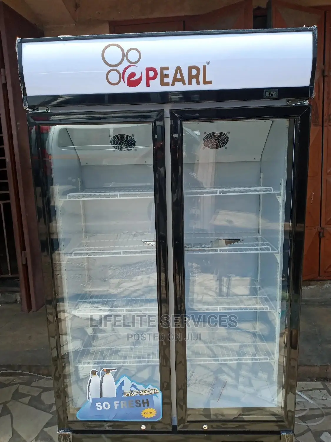 Glass Fridge For Display - Pearl 518 Litres
