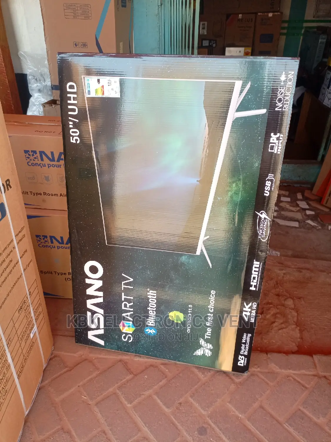 Asano 50" Smart(Android)+Bluetooth Satellite Digital Led Tv
