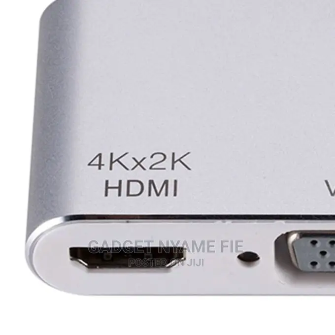 Type C HDMI Converter Support USB-C to VGA Port Adapter Hub