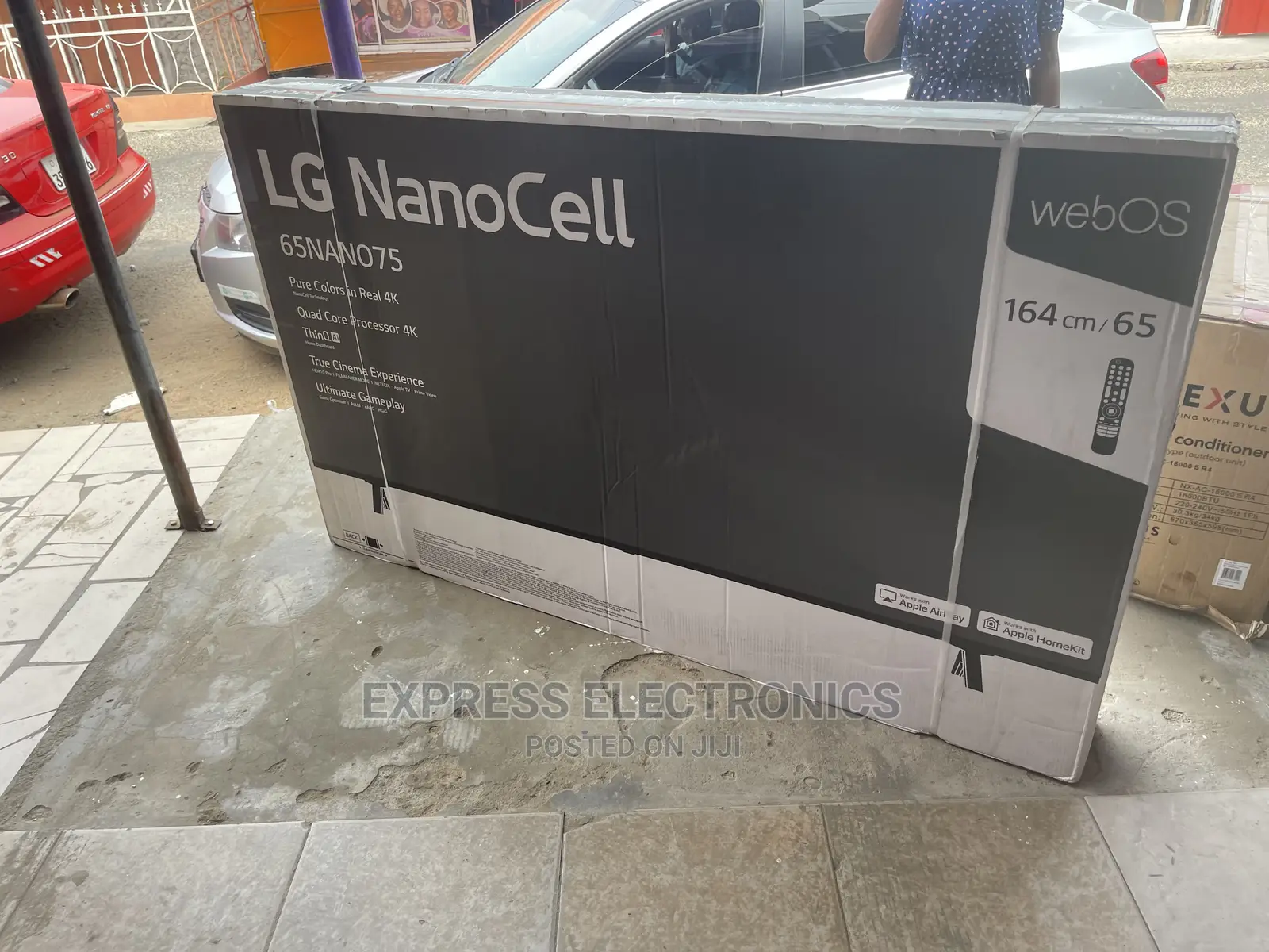 Wide Nanocell 65” UHD Smart LG Realistic View Nano756 Tv