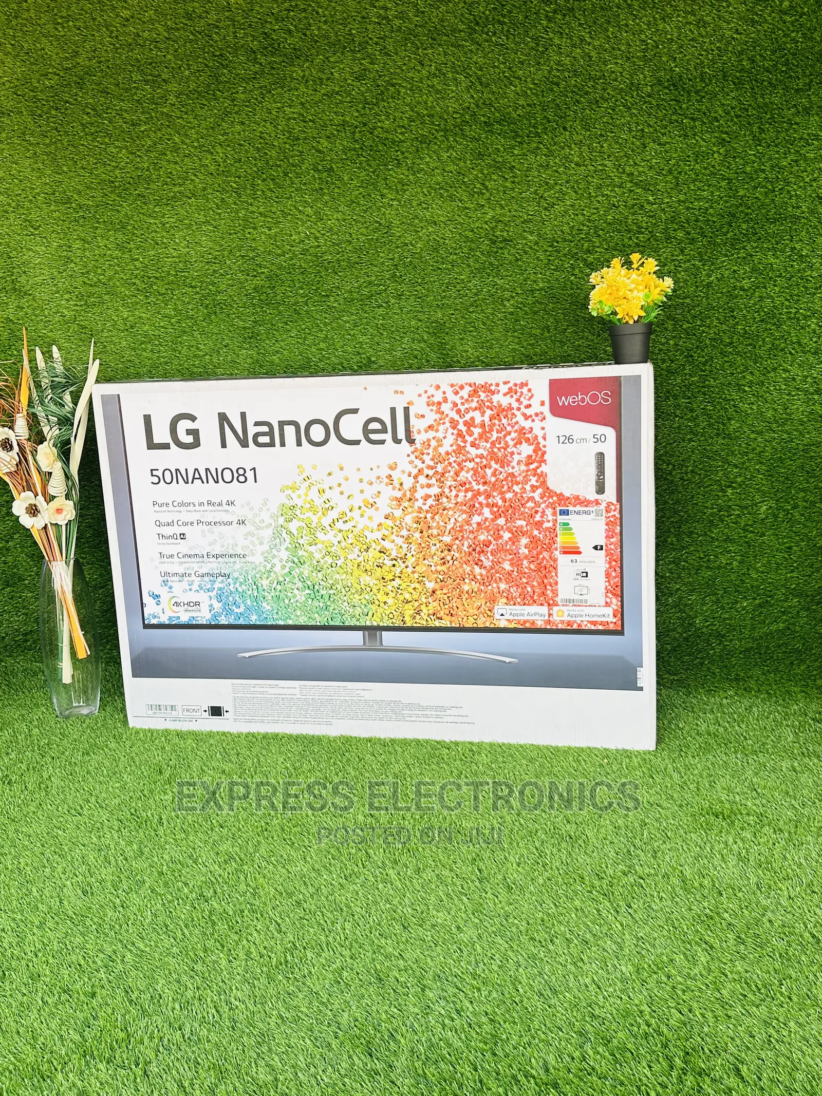 Wide Realistic Nanocell Display Sleek Design LG 50” UHD 