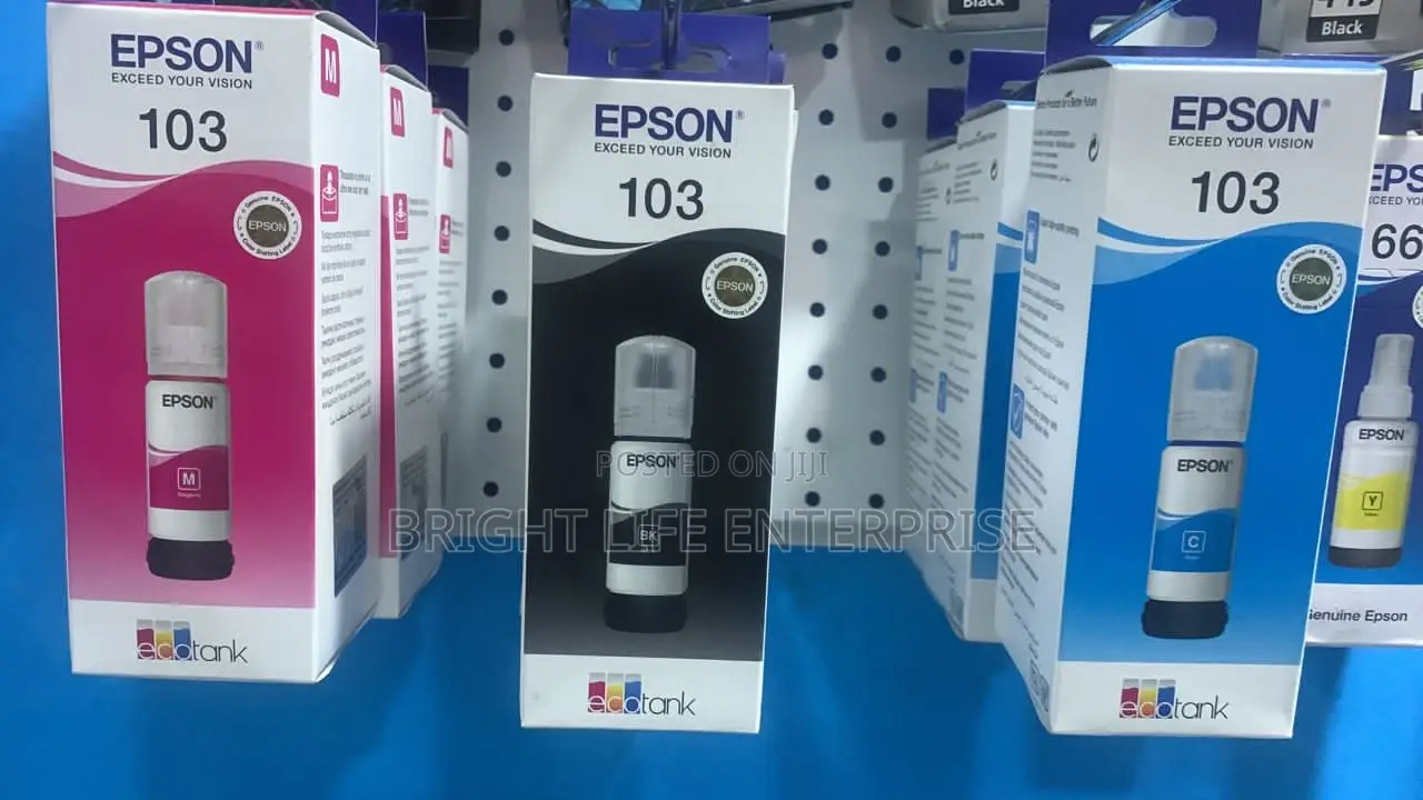 Epson Ink 103 BLK and Colors