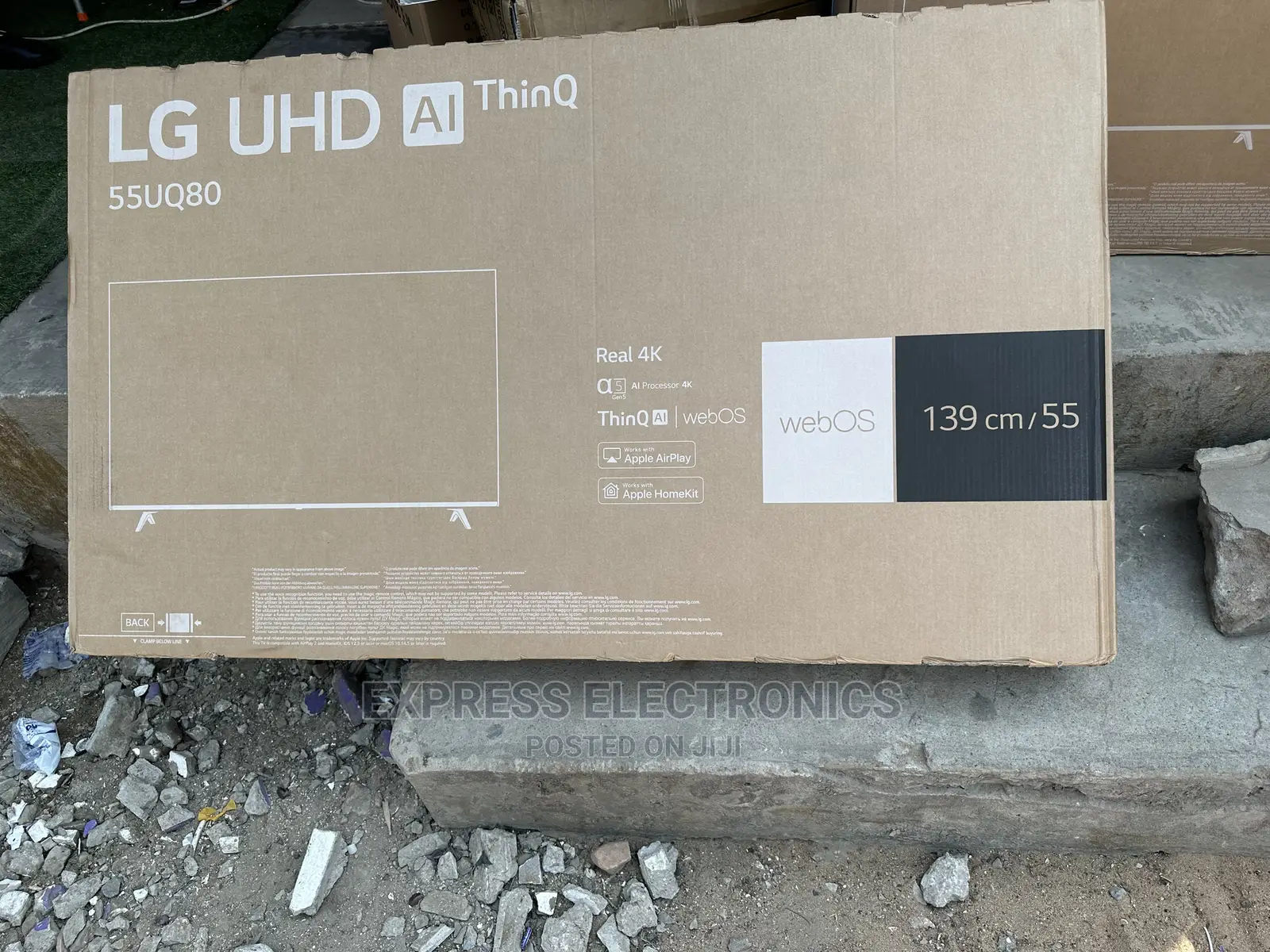 55”UHD Android Smart LG 2022 Model Uq80 Tv