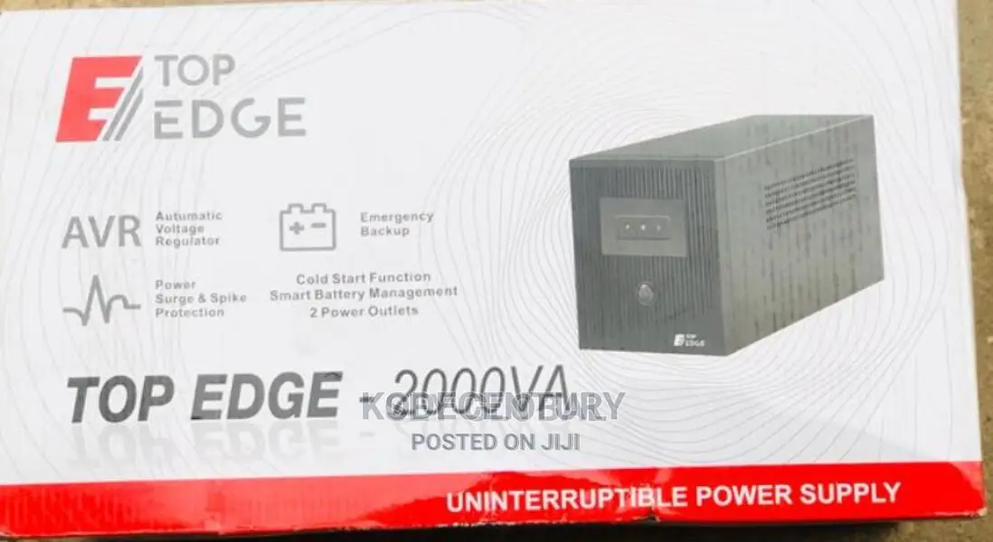 Top Edge 2000VA. UPS With Automatic Voltage Regulator